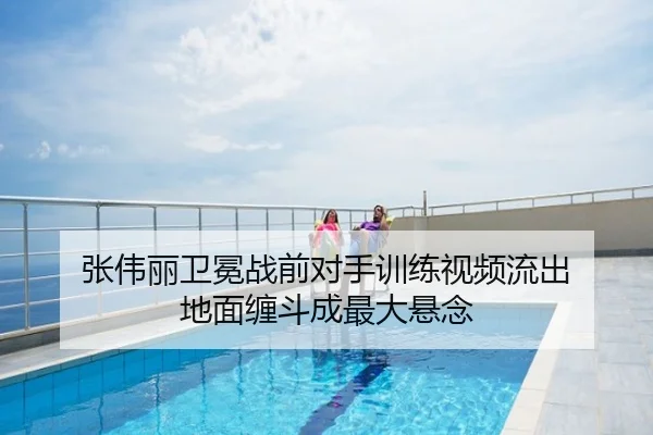 张伟丽卫冕战前对手训练视频流出 地面缠斗成最大悬念
